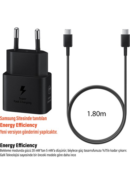 Galaxy S25 Ultra Süper Hızlı Şarj Aleti Orjinal Samsung Garantili modelleri