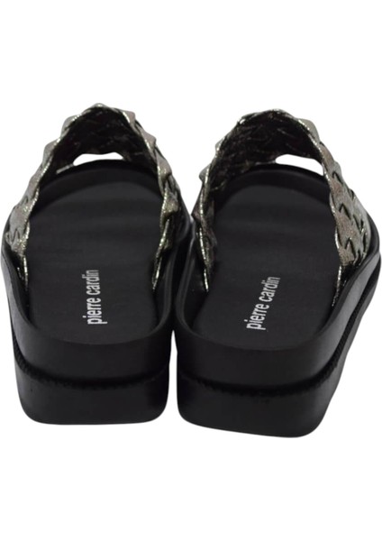 Kadın Yazlık Günlük Terlik Platin Kırışık PC-3516 fırsatları