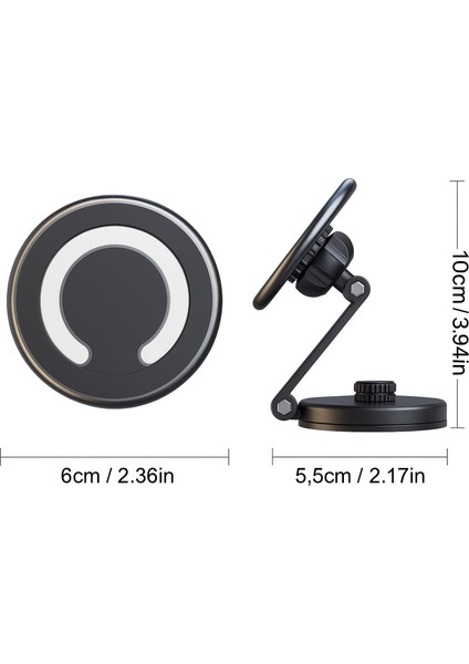 TD-H7514 Magsafe Manyetik Telefon Tutucu Fuul Demir Kaplama