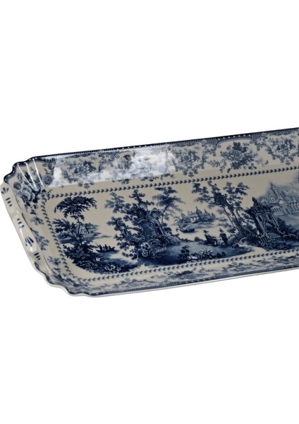 Lucky Art Florantıne Kulplu Baton Tabak 42CM Mavi fiyatları