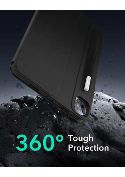 Apple iPad Pro 11 M5 2025 Çift Manyetik Destekli Kalem Hazneli Shift Magnetic Kılıf