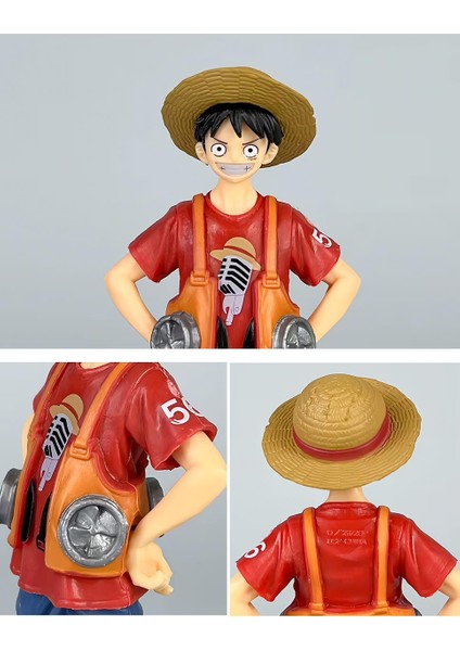 One Piece Monkey D. Luffy Anime Figür 17 cm Dekoratif Koleksiyon Biblo Oyuncak Model Gençlere Hediye modelleri