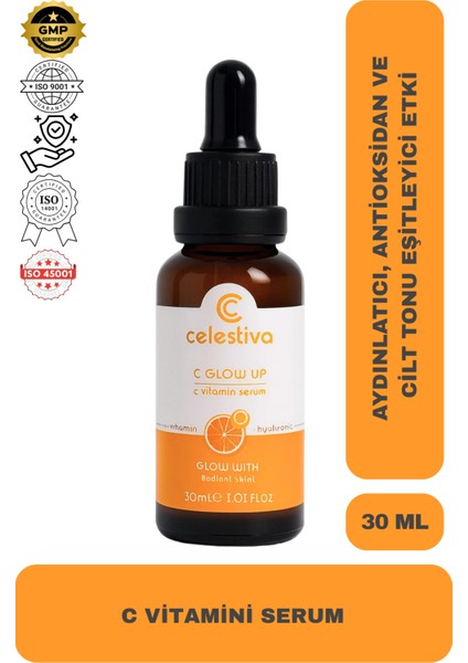C Glow Up Vitamin C Serum 30 ml – Leke Karşıtı, Aydınlatıcı ve Cilt Tonu Eşitleyici Serum modelleri