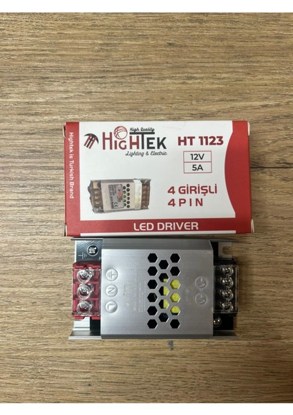 Ultra Slim 12V-5 Amper Sessiz Şerit LED Trafosu fiyatları