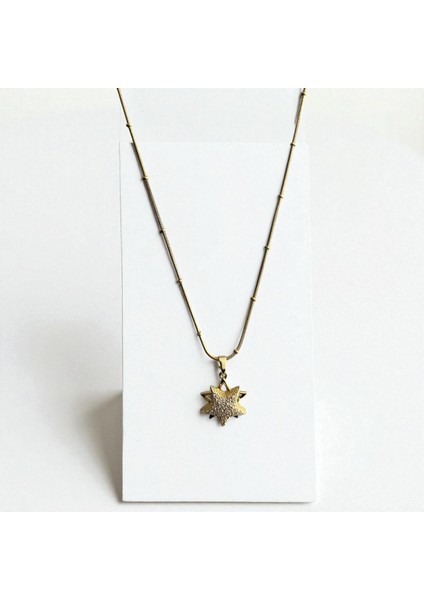 316L Çelik Kadın Kolye Gold Yıldız Figürlü Gold Kolye Dönen Uçlu Paslanmaz Suya Dayanıklı Zarif Takı Hediyelik Gold Kolye fırsatları