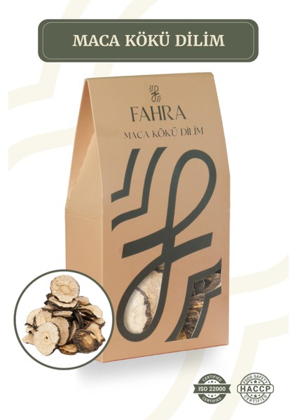 Maca Kökü Dilimi 100G – Kadın & Erkek Için Doğal Denge Desteği 50G