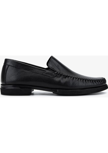 Erkek Hakiki Deri Siyah Loafer Ayakkabı 1008 VAL-2829 Erk Ayk Y25 Sıyah Bfl
