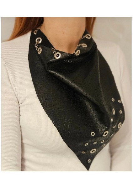 Hakiki Deri Siyah Fular Kolye fiyatları