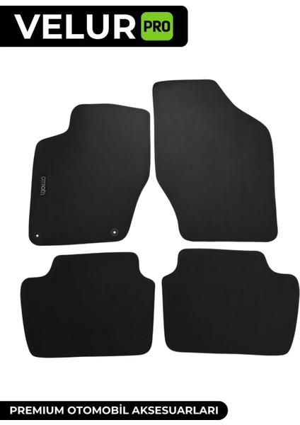 Citroen C4 2015 Tam Uyumlu Halı Oto Paspas C4 Halı Paspas modelleri