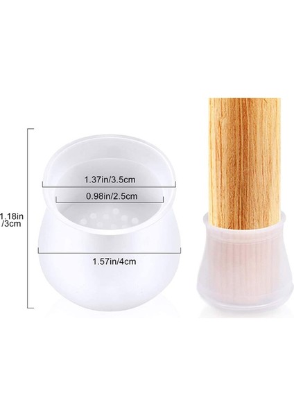 Masa ve Sandalye Ayak Koruyucu Silikon 12 Adet (4741) indirimleri