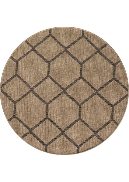 India Siyah Daire Halı Salon Oturma Odası Çocuk Odası Yatak Odası Halısı 669