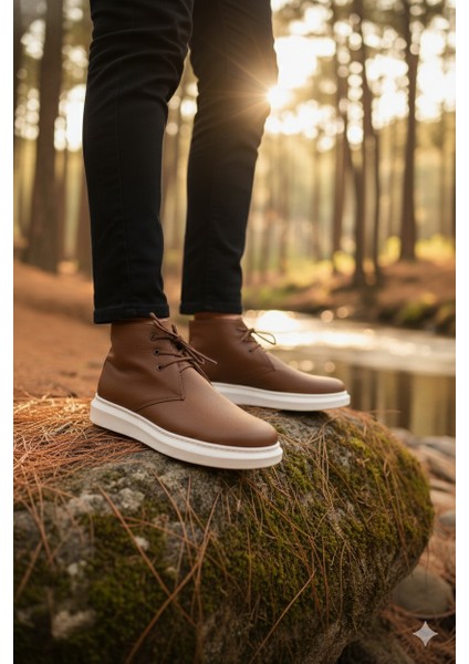 ZRJ207 Bağcıklı Ortopedik Taban Taba Erkek Spor Bot