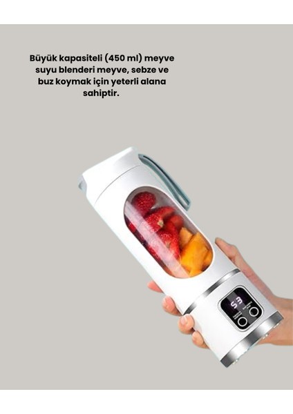 Şarjlı Taşınabilir Meyve Sıkacağı – 12 Bıçaklı Güçlü Blender modelleri