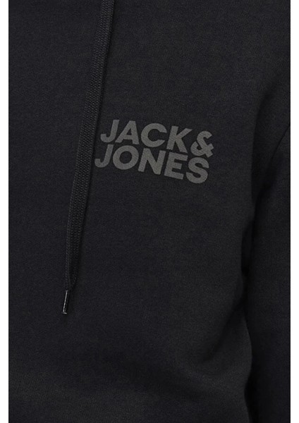 Jack&jones 12152840 Kapsonlu Erkek Sweat - Siyah fırsatları