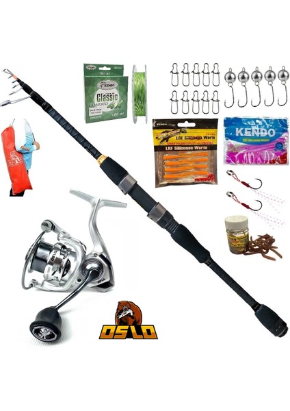 Alexa 1000 2.28MT 3-16GR Ryuji Rock Fish Tele Lrf Olta Takımı Seti