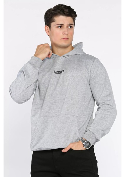 Kapüşonlu Kanguru Cepli Erkek Sweatshirt P-00018574 fiyatları