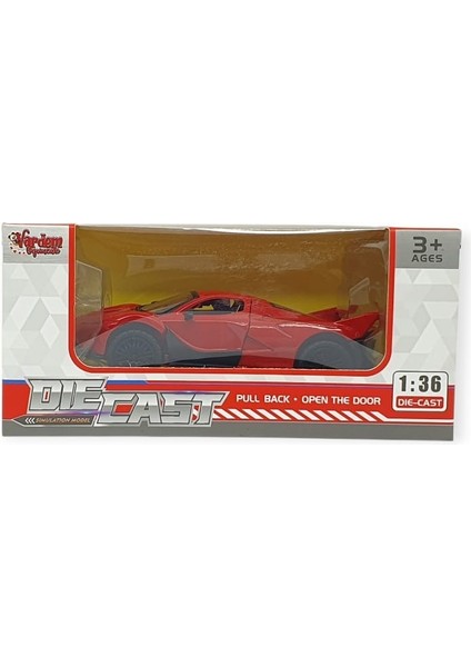 Vardem Çek Bırak Metal Arabalar 13 cm - SR2212- Kırmızı indirimleri