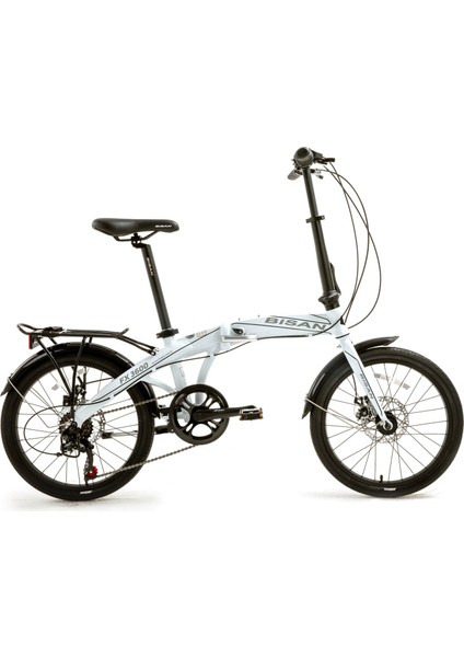 Fx 3600-6S Katlanır Bisiklet 31 cm Md 20 Jant 6 Vites Beyaz Siyah