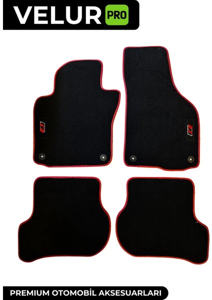 Volkswagen Golf 5 2007 Araca Özel Halı Oto Paspas Yuvarlak Klips modelleri