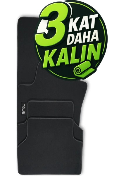 Volkswagen Tiguan 2012 Araca Özel Halı Oto Paspas