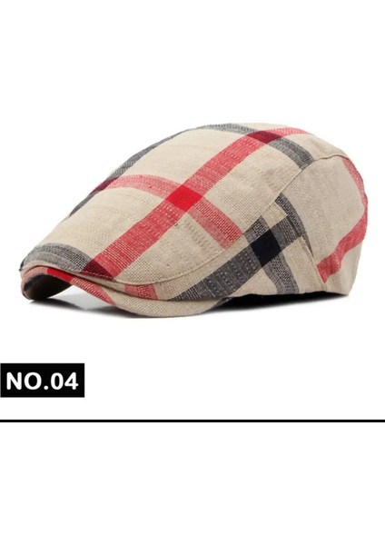 %100 Keten Kumaş Mevsimlik Ayarlanabilir Spor Mödel London Kasket