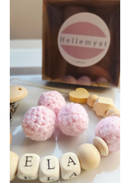 Kalpli Pembe Isimli Bebek Emzik Zinciri Askısı fiyatları