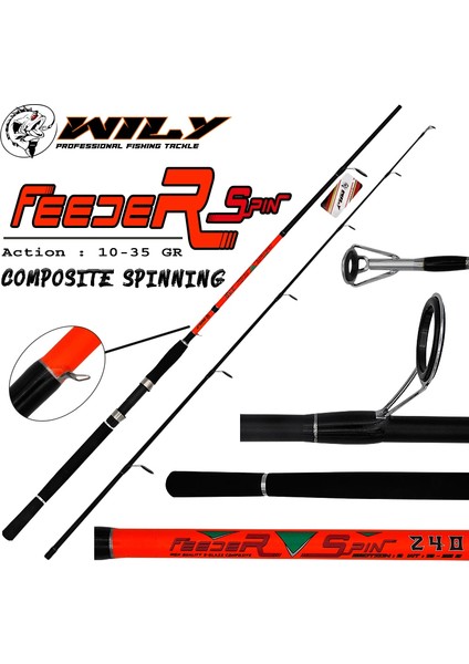 Feeder Spin Kamış 270 cm 10 - 35 gr fiyatları