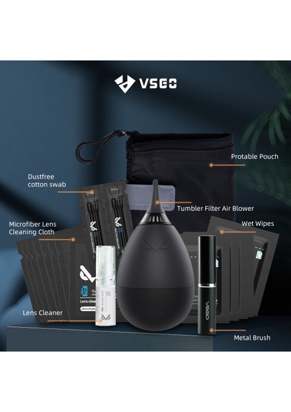 VS-A2E Profesyonel Lens ve Kamera Temizleme Kiti fiyatları