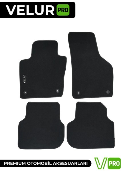 Volkswagen Jetta 2014 Araca Özel Halı Oto Paspas modelleri