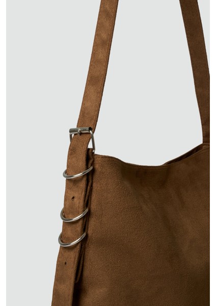 Oster Süet Omuz Çantası Taba fırsatları