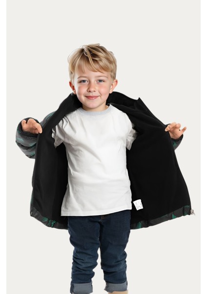 Erkek/kız Çocuk Kapüşonlu Su ve Rüzgar Geçirmez Cepli Kışlık Şişme Mont modelleri