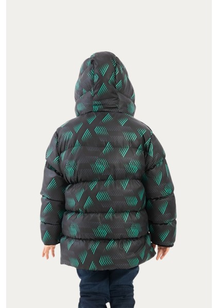 Erkek/kız Çocuk Kapüşonlu Su ve Rüzgar Geçirmez Cepli Kışlık Şişme Mont fırsatları