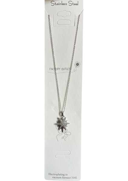 Kadın Yıldız Figürlü 316L Çelik Kolye Yıldız Kolye Parlak Taş Detaylı Kararmaz Kadın Çelik Kolye Yıldız Kolye Parlak Taşlı Kolye Gümüş Renk Kolye 316L Çelik Kolye Kararmayan Kolye Işıltılı Kolye indirimleri