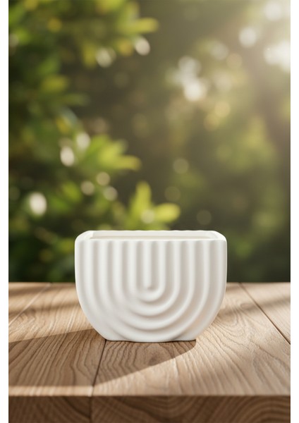 Bohem Desenli Beton Dekoratif Biblo – 15X10 cm Modern Minimal Obje modelleri