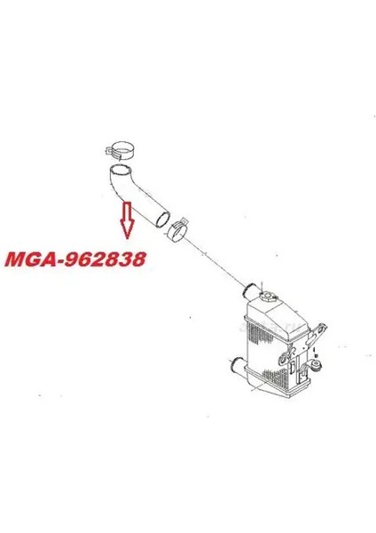 962838 Turbo Hortumu 282742A500