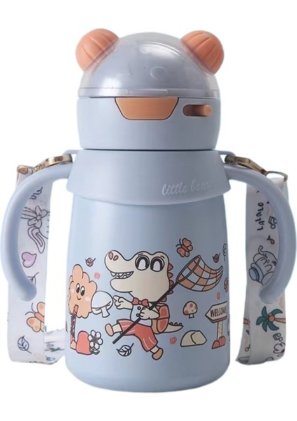 Çocuk 316 Yalıtımlı Su Isıtıcısı Termos Bardak Sıcak Su (Yurt Dışından)