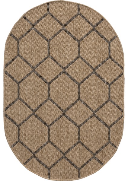 India Siyah Oval Halı Salon Oturma Odası Çocuk Odası Yatak Odası Halısı 669