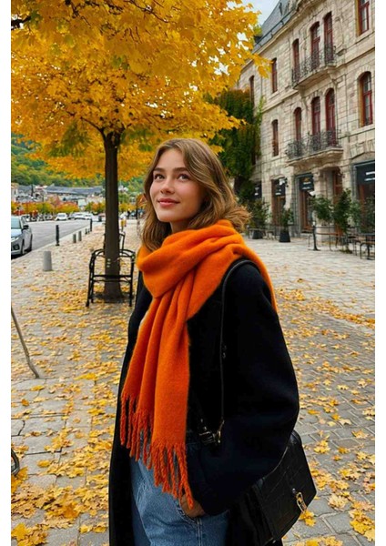 Kadın Özel Karışımlı Akrilik Atkı Şal