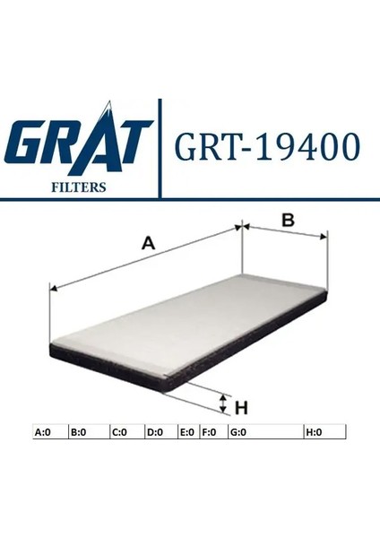 19400 Polen Filtresi DGA091001