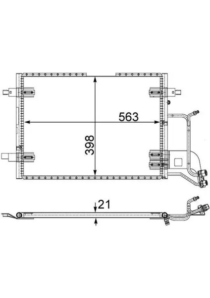 AC352000S Klima Radyatoru 7H0820896 8A0260749AK 8D0260401