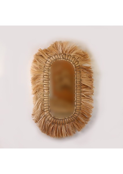 Mylamp Tribal Doğal Abaka El Yapımı Duvar Aynası 110X75 cm fiyatları