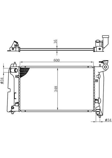BTO065016 Motor Radyatoru 1640021180