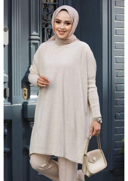 Bej Tesettür Triko Panço 3399BEJ fiyatları