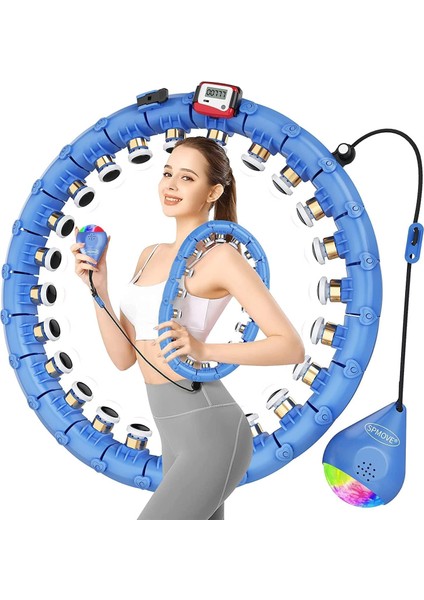 Akıllı Fitness Çemberleri 4 Mevsim Ayarlanabilir Egzersiz Halkası Şekillendirme Bel Incelme