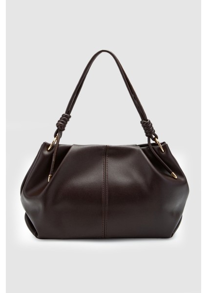 Lagraccio Paris Kadın Brale Yumuşak Deri El ve Omuz Çantası Kahve fırsatları