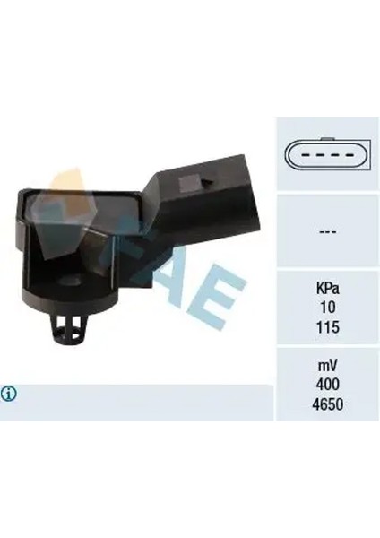 15042 Turbo Basinc Sensoru 036906051G 1K0612041BT 1K0612041DH