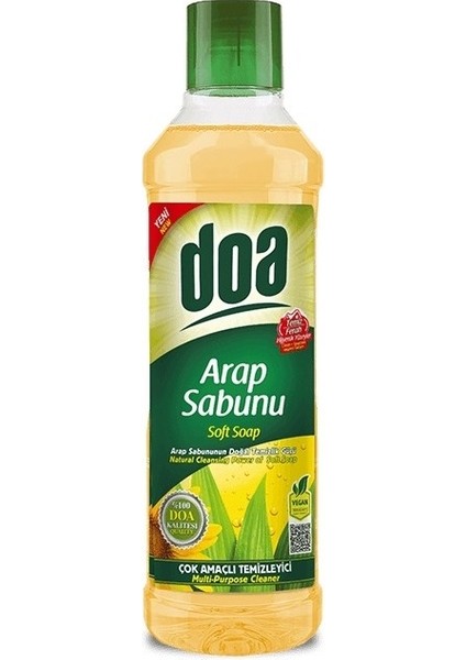 Sıvı Arap Sabunu 1 Lt Vegan x 4 Adet fırsatları