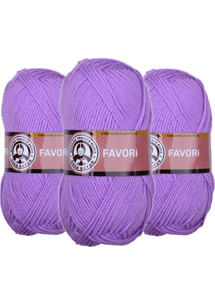 Örenbayan Favori Lila El Örgü Ipi 056 3 Adet