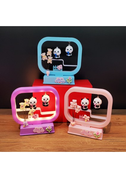 Dekoratif Işık Panda Sevimli Müzikli fiyatları