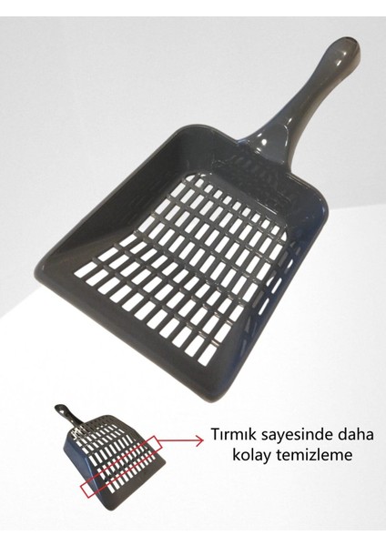 Kedi Kum Küreği, Kedi Kumu Temizleme Küreği Kedi Tuvalet Küreği Elekli Kum Kürek fırsatları
